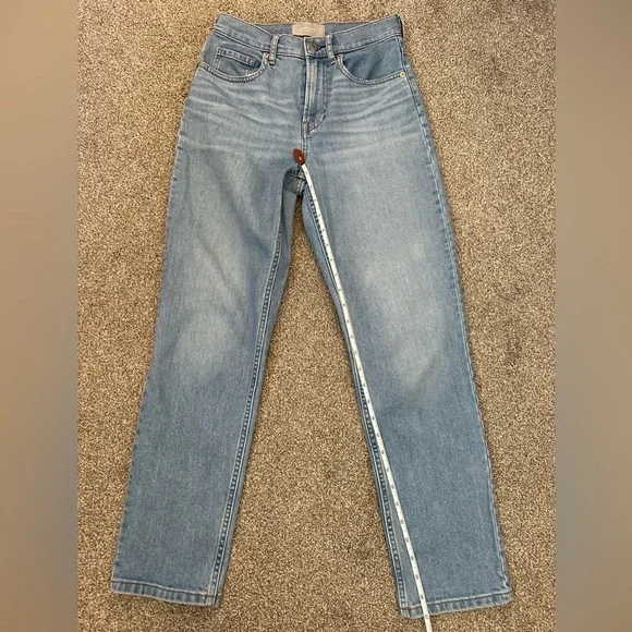 Everlane Cheeky Jean Women’s Size 26 Organic Cotton Blue Light Wash 90’s Preppy - Picture 10 of 11